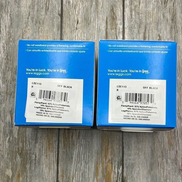 Sheer Medium Support Leg Control Top No-Roll Waistband Sheer Toe, 2, 2-Pk Size B - Picture 4 of 8